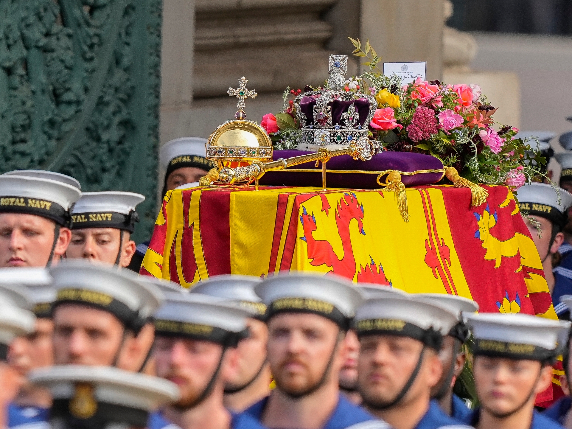 Fotografii: Marea Britanie deplânge Regina Elisabeta a II-a la înmormântarea de stat |  În Imagini Știri